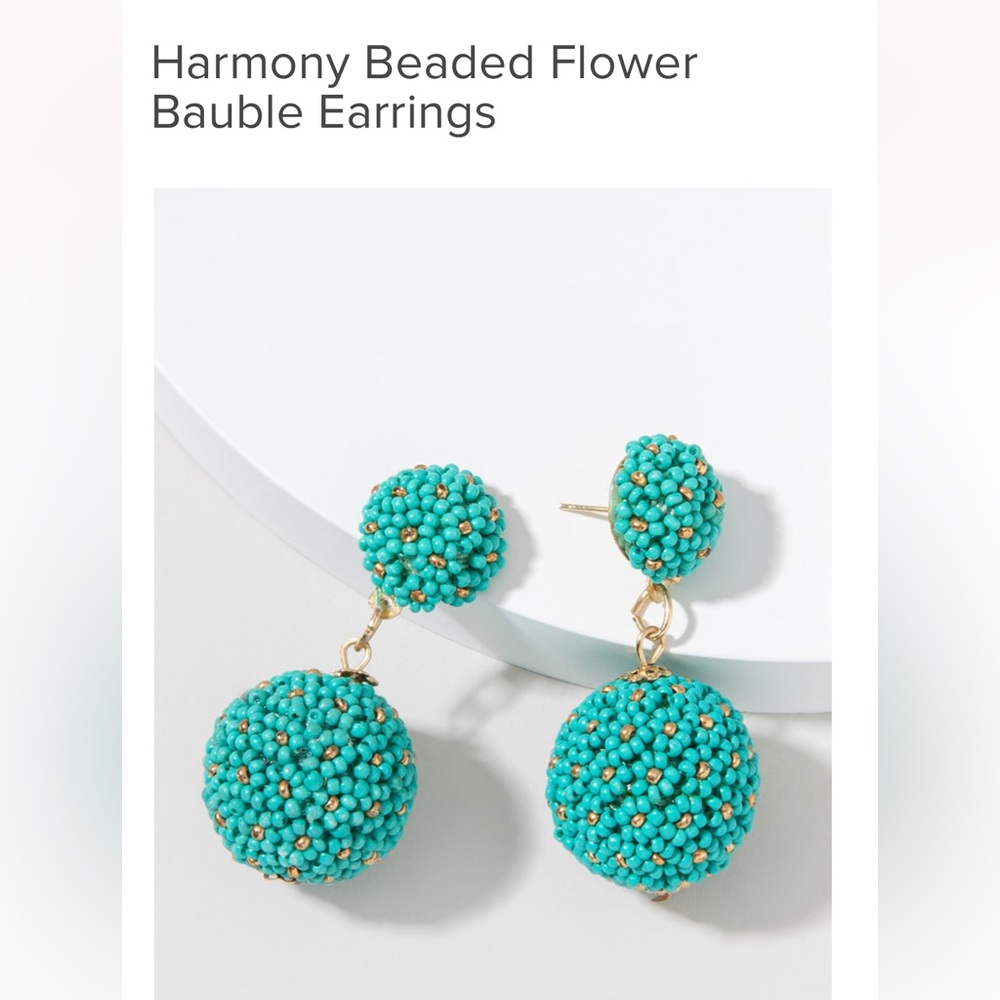 Harmony Beaded Flower Baubble Earrings